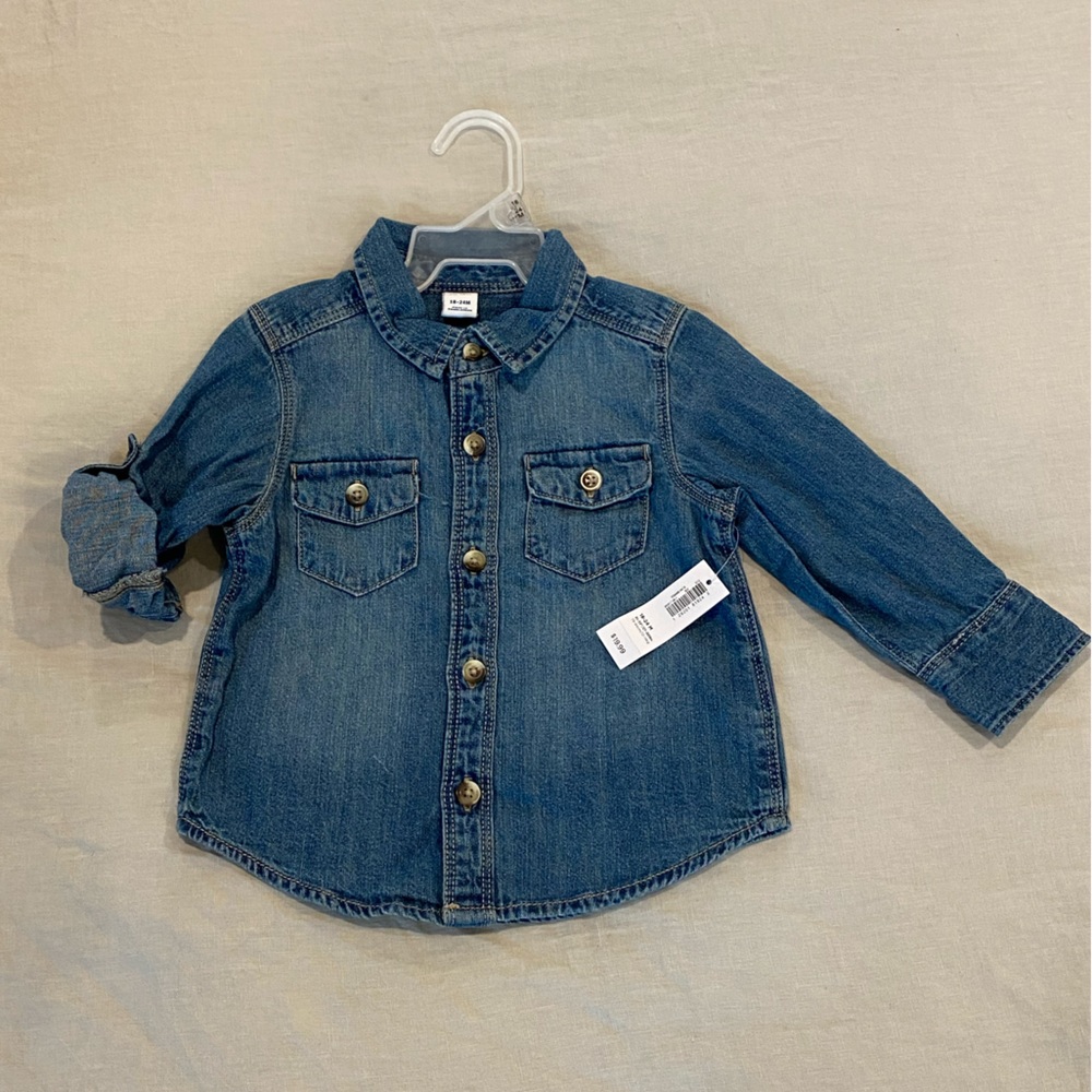 Old navy denim button down
